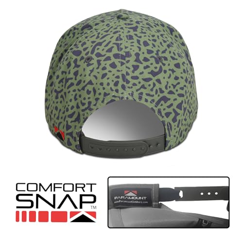Image of Paramount Outdoors Sunset Trout Fishing Hat Mountain Fish Silhouette Performance Outdoor Hat with Comfort Snapback