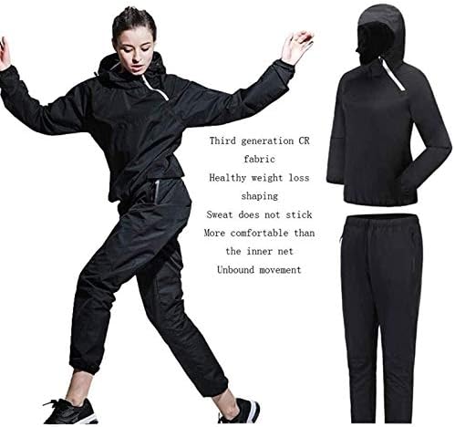 Tuta Sauna Dimagrante RDX Uomo/Donna - Tessuto Termico, Cappuccio, Per Sport E Allenamento, Conforme REACH - Foto 6