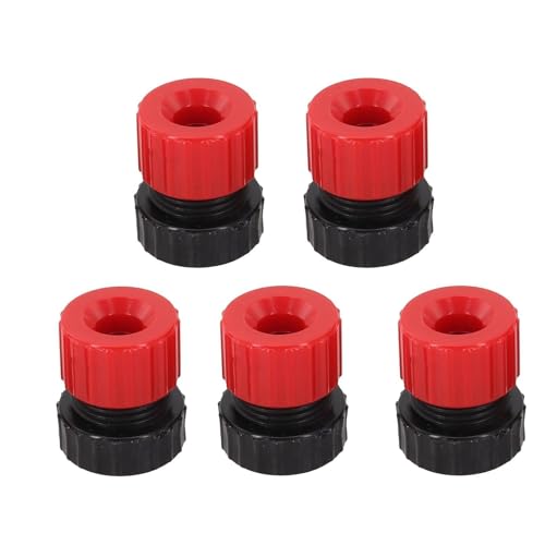 FACAIIO Lot de 5 colliers d'arrêt de profondeur réglables pour le travail du bois, taille de l'embout de 3 à 13 mm, pour rouge et noir