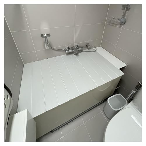 Plateau de baignoire pliable et tablette multifonctionnelle en PVC