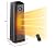 Wind Talk Space Heater for Indoor Use, 1500W Fast Electric Portable Ceramic Heaters with Thermostat, 4 Modes, 24H Timer, 70°Oscillating Room Heater with Remote for Office Bedroom Use, 2024 Upgraded