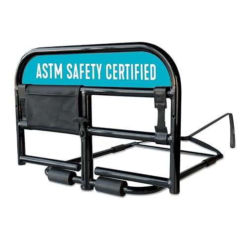 Stander Prime Safety Bed Rail, Bariatric Handle for Adults, Seniors, and Elderly, Removable Guardrail and Stand Assist, Fits Most King, Queen, Full, and Twin Beds, ASTM Safety Approved Bedrail -  Standers, Inc, 8940