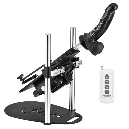 SENSUA Automatic Sex Machine 360 Adjustable Masturbation Thrusting Sex Machine with Realistic Dildo Hands-Free Thrusting Dildo Machine with 6 Modes & 14 Speeds Love Machine for Men Women
