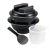 炊飯マグ 電子レンジ 炊飯 レンジ お米炊く ちびくろちゃん 2合 電子レンジ 炊飯器 炊飯マグ レンジ 炊飯器 計量カップ付 で温めるだけ 時短 調理器