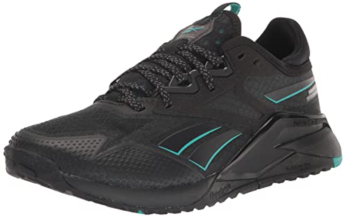 Reebok Women's Nano X2 TR Adventure Cross Trainer, Core Black/Classic Teal/Pure Grey, 8