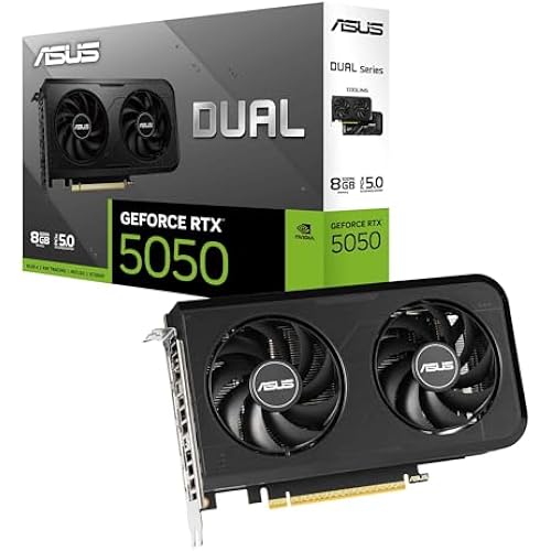 ASUS Dual GeForce RTX 5050 8GB GDDR6 Gaming Gaming Graphics Card