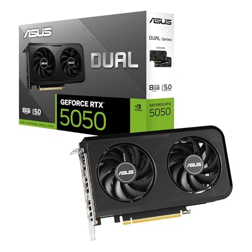 ASUS Dual GeForce RTX™ 5050 8 GB GDDR6 (PCIe 5.0, 8 GB GDDR6, DLSS