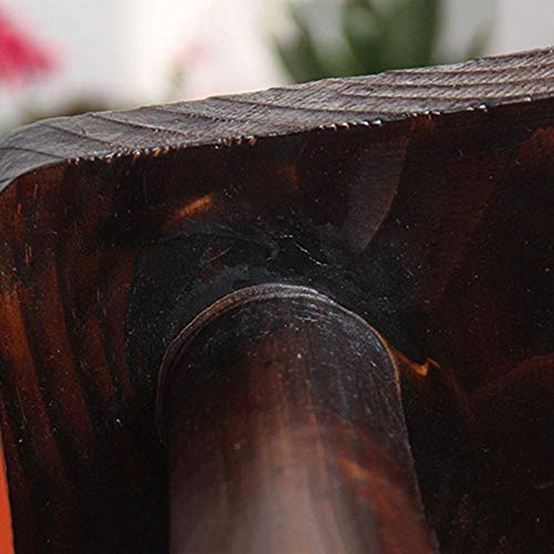 Taburetes de madera tratada con carbonización impermeable y efecto anticorrosión marca MU 8
