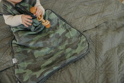 Image of Copper Pearl Premium 3-Layer Knit Sleep Bag, Hunter, 18-24 Month