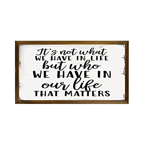 Plaque de bois rustique murale déco vintage panneau bois avec citation 30x55