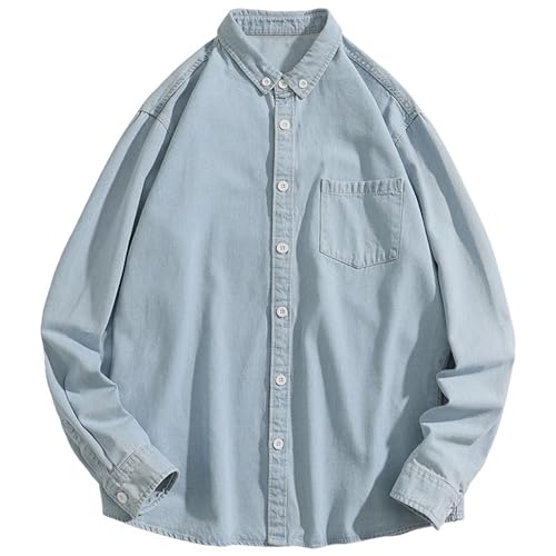 Chaqueta ligera de mezclilla para hombre miniatura 4