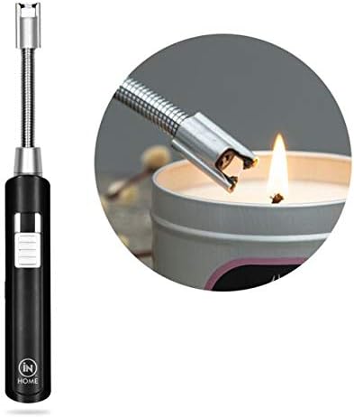 Electric Lighter Rechargeable with USB Cable | Child Safety Lock | Flameless Electric | Windproof Flameless Candle Lighter