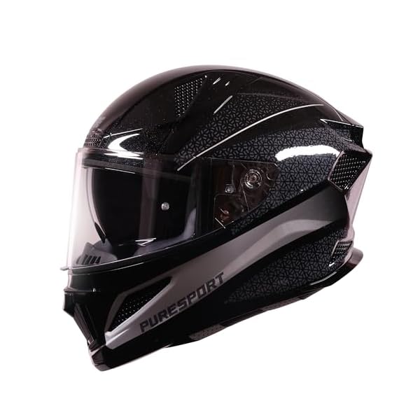 Royal Enfield Crossair Puresport Gradient Full Face Helmet (Size: XL)-HEA240030-GREY