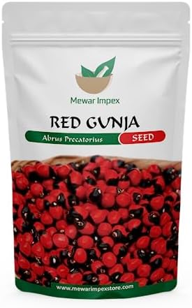 Shree Jee Organic Natural Rakt Gunja (250 GM)| Chirmi, Red Gunja, Lal ...