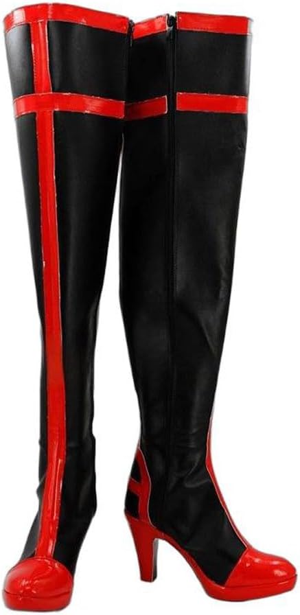 Anime Cosplay Black Cosplay Costume Shoes Leather Halloween for Women