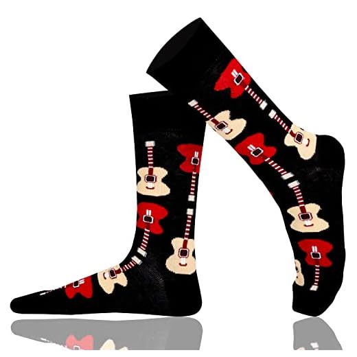 Mysocks Calcetines de tobillo Multi diseño Guitarras