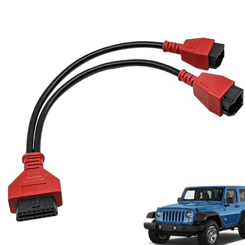 SYudwen 12+8 Pin OBD2 Adapter Cable Compatible with JScan, Fit for Coding and Programming, Chrysler FCA Vehicles for Diagnostic, SGW Bypass Cable