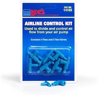 Lee's Airline Control Kit W/4 Lee's Plastic Tees & 5 2way Valves3