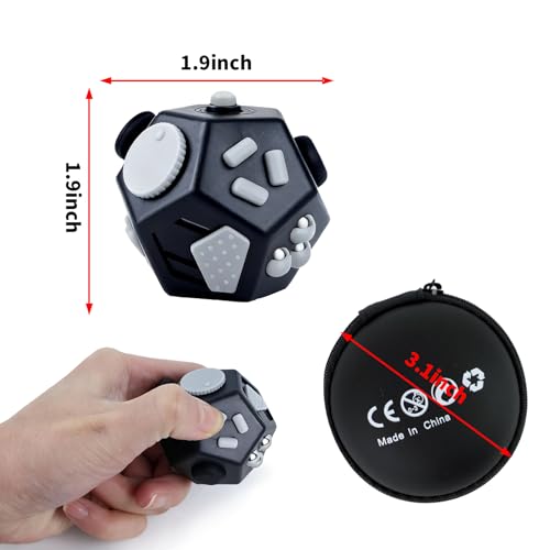 Small Fidget Toys Cube - 12 Sides Cube Anti Anxiety and Relief Stress by YUFENGBY - Used condition - Image 7