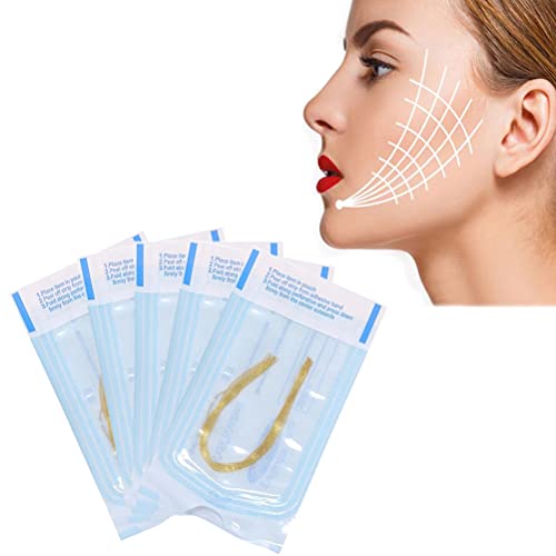 Collagen Silk Threads Moisturizing Silk Thread Lifting Thread Lifting for Skin Tightening Skin Care Soluble Protein Thread InstaLift Protein Thread Lifting Set Face (A)