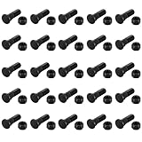 25Pcs 5/8 Cutting Edge Bolts, Bucket Cutting Edge Bolt, Grader Blade Bolts 5/8'-11 x 2-1/4' for Snow Plow Construction Machinery