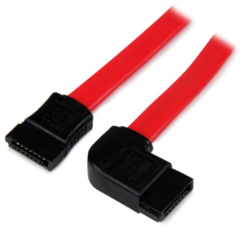 StarTech.com 12-Inch SATA to Left Side Angle Serial ATA Cable (SATA12LSA1) StarTech.com 12-Inch SATA to Left Side Angle Serial ATA Cable (SATA12LSA1)