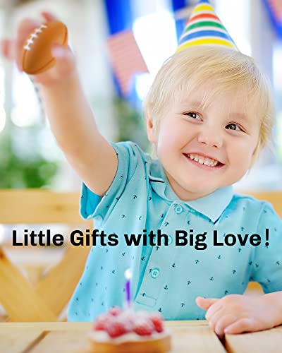 Cigocivi 10 Packs Mini Foam Footballs, Football Party Favors, Football Party Decorations Accessories For Toddler Kids, Small Soft Stress Balls Toys (2.17In) #TOP3