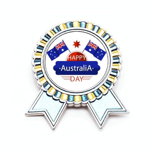 Broche drapeau Australie étoile métal M idée cadeau souvenir océanie