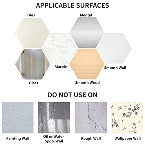 2 Stück Rasierer Halter Haken, VOSSOT Wandmontage Selbstklebend ohne Bohren Dusche Haken, Schwarz Edelstahl Mehrzweckhaken, Nassrasierer Halter Set für Zuhause Küche Badezimmer Büro - Image 6