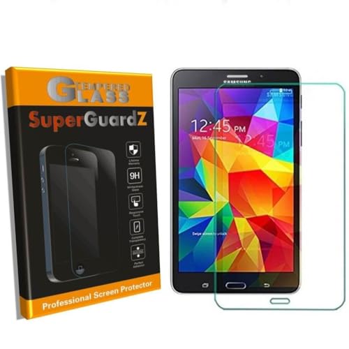 [2-Pack] for Samsung Galaxy Tab 4 7' - SuperGuardZ Tempered Glass Screen Protector, 9H, 0.3mm, 2.5D Round Edge, Anti-Scratch, Anti-Bubble