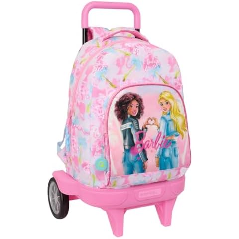 Sac à dos à roulettes Safta Barbie Painterly Cover