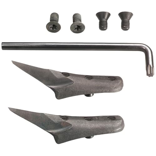 Klein Tools 72 Replacement Pole Climbing Gaffs, Made in USA, for 1972AR Series, Includes TORX Screws, and Wrench