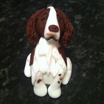 springer spaniel cake topper
