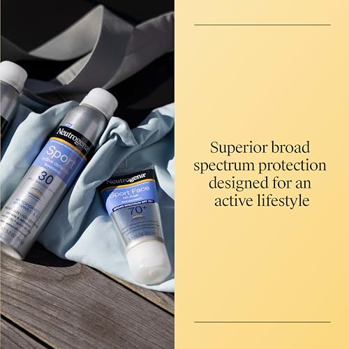 Neutrogena Sport Face Sunscreen Lotion SPF 70+ Oil Free Sweat and Water-Resistant Broad Spectrum UVA UVB Protection Oxybenzone-Free for Active Lifestyles, 2.5 fl oz - image 6