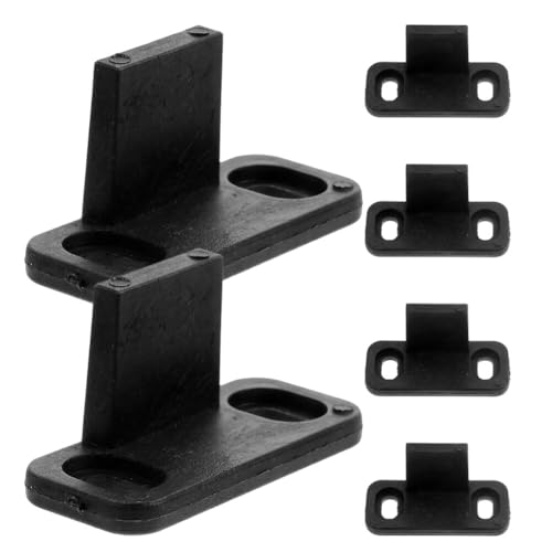 CLISPEED Guias De Porta Deslizante De Celeiro 6 Peças Trilho Inferior Hardware De Substituição De Po