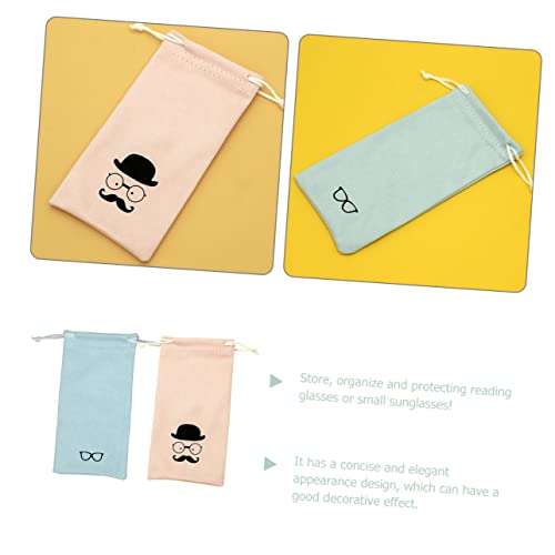 PRETYZOOM 8 Peças Bolsa De Óculos Capa De Óculos De Pano Capa De Óculos Macia Capas De Óculos Macias