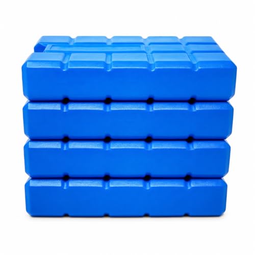 ZiVie® Pack de 4 Blocs de congélation (400ml)/ Packs de Glace pour glacières, Sacs isothermes - Technologie de Refroidissement avancée (4)