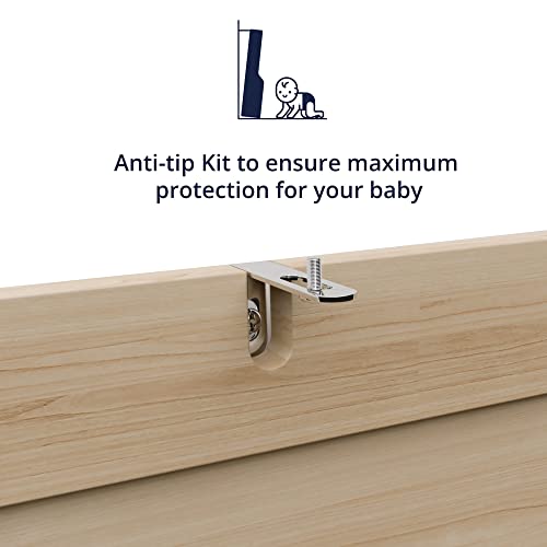 Cozy Castle Wooden Kids Bookshelf With Toy Box, Toy Storage Organizer With Wheels, Kids Bookcase For Playroom, Bedroom, Gift For Ages 3+, Oak #TOP6