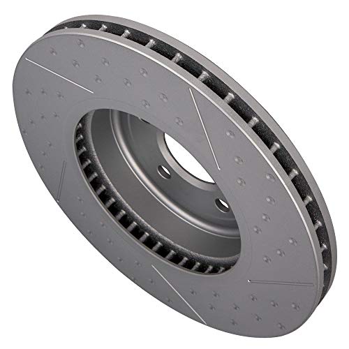 2 peças de rotores de freio a disco dianteiro perfurados para BMW 535i xDrive 640i xDrive 528i xDriv