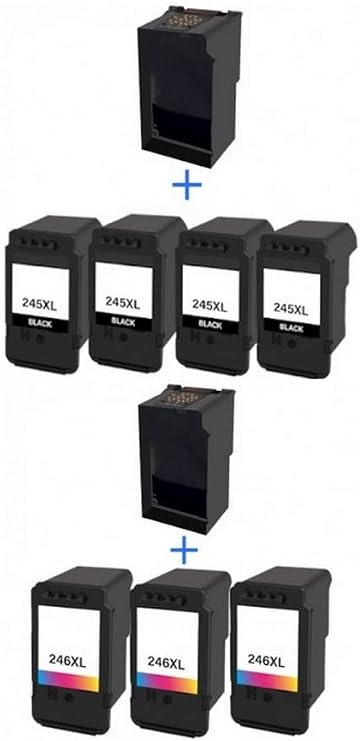 Remanufactured Replacement for Canon PIXMA iP-2820/MG-2410/MG-2510/MG-2920/MG-3020/MX-490/MX-492/TR-4520/TR-4522 ECO-Saver Kit Combo Pack (Black/Color) (8286B001/8288B001MP-ECO)