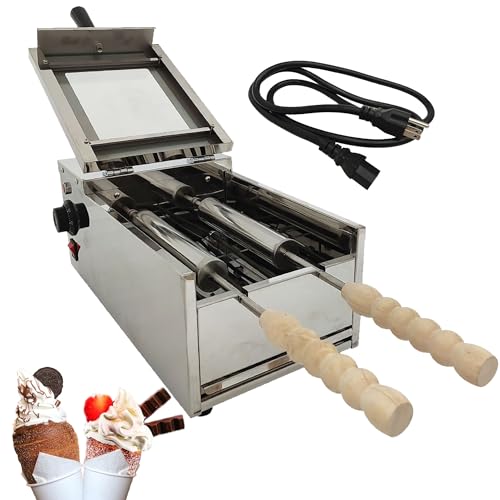 INTSUPERMAI Mini Chimney Cake Oven with 2 Rollers