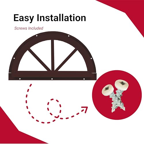 shed window 142534 half moon sunburst flush mount tempered glass white for sheds playhouses and chicken coops 1 pk sunb14w-bx1