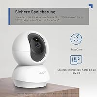 Tapo C21A 2K 3MP Überwachungskamera innen 360°, Nachtsicht, Bewegungserkennung, Zwei-Wege-Audio, Baby-Schreierkennung, microSD-Karten bis zu 512GB – Ansicht 7