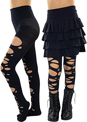 ToBeInStyle Girl's Halloween Costume Assorted Full Length Pantyhose Nylon Tights3