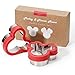 Kayaso Mickey Mouse and Minnie Mouse Cookie Cutter Set, Fun Sandwich Biscuit Cutter for Kids, Food Grade Stainless Steel (pack of 2)