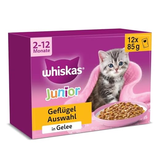 WHISKAS Junior Nassfutter für Kätzchen