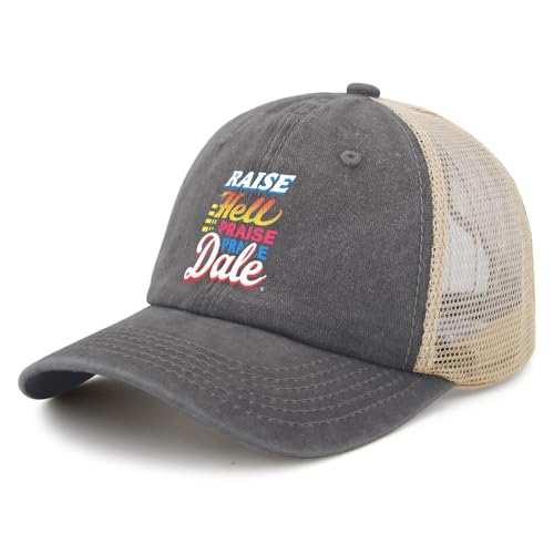 Raise Hell Praise Dale Gorra para Hombre Divertida miniatura 2
