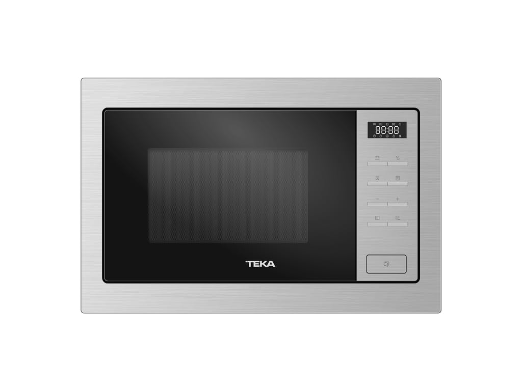 TEKA Microondas Integrable con Grill, Acero Inoxidable Antihuellas, Capacidad 25 L, 5 Niveles de Potencia, 1450 W, 1000 W Quartz Grill, 10 Menús de Acceso Directo, Modelo MSEG 825 FI SS