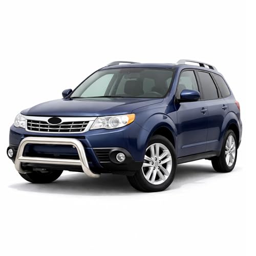 Image of Black Horse A Bar No Skid Plate Stainless Steel Compatible with 2009-2013 Subaru Forester-BBSU01SS