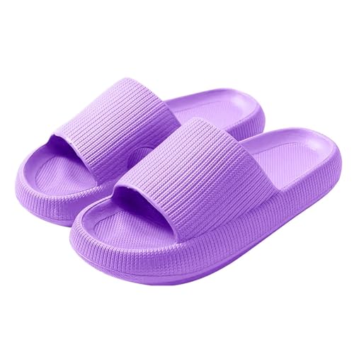 Slippers for Women and Men Non Slip Quick Drying Shower Weight Loose Exercise Slides with Cushion Recovery Slides Soft Sole Open Toe House Slippers